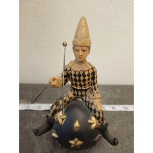 Sterling Industries Single‎ Jester Figurine On Ball Rare